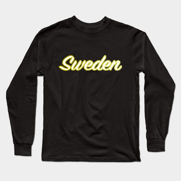 Sweden Long Sleeve T-Shirt by lenn